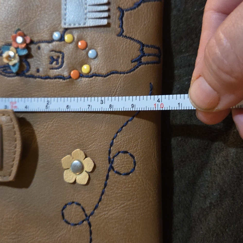 Relic Brown Wallet with Llama and Floral Accents - Picture 6 of 6